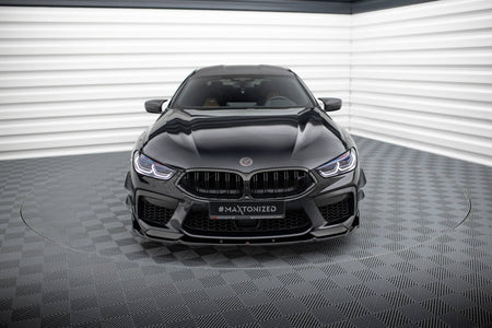 Front Splitter V.1 + Flaps suitable for BMW M8  Gran Coupe F93 / Coupe F92