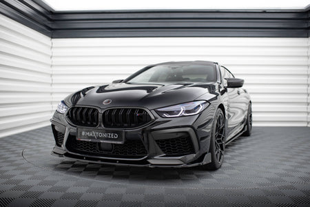 Front Splitter V.1 + Flaps suitable for BMW M8  Gran Coupe F93 / Coupe F92