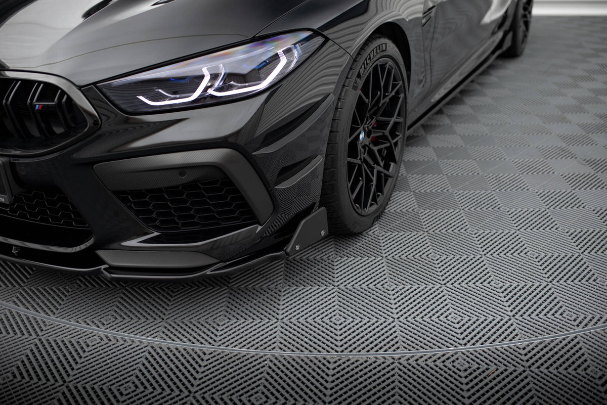 Front Splitter V.1 + Flaps suitable for BMW M8  Gran Coupe F93 / Coupe F92