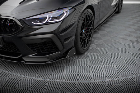 Front Splitter V.1 + Flaps suitable for BMW M8  Gran Coupe F93 / Coupe F92