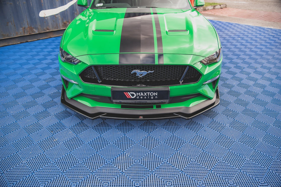 Front Splitter V.1 + Flaps suitable for Ford Mustang GT Mk6 Facelift