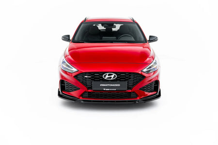 Front Splitter V.1 + Flaps suitable for Hyundai I30 N-Line Wagon Mk3 Facelift