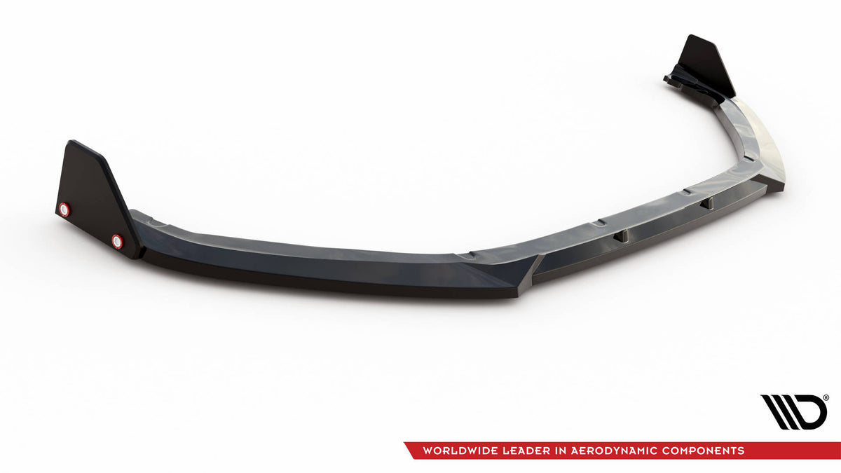 Front Splitter V.1 + Flaps suitable for Peugeot 208 GT Mk2