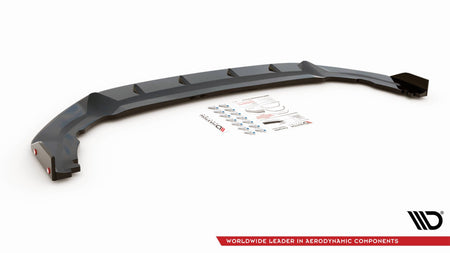 Front Splitter V.1 + Flaps suitable for Volkswagen Golf GTI Clubsport Mk8