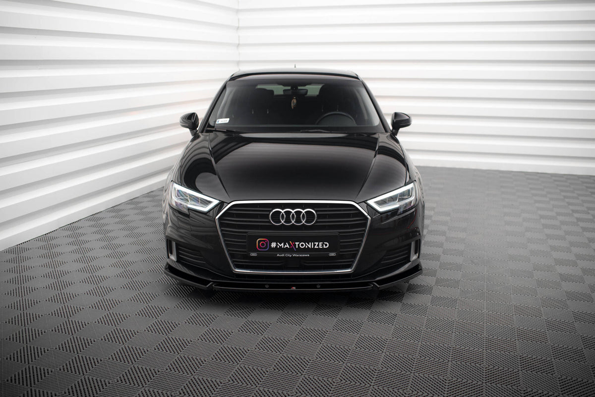 Front Splitter V.1 suitable for Audi A3 Sportback 8V Facelift