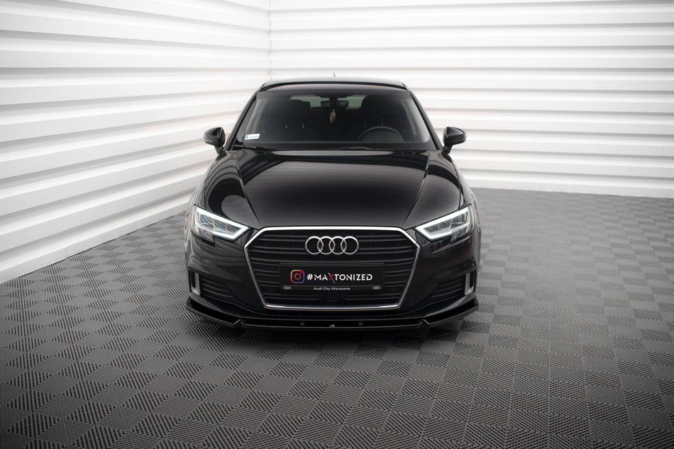 Front Splitter V.1 suitable for Audi A3 Sportback 8V Facelift
