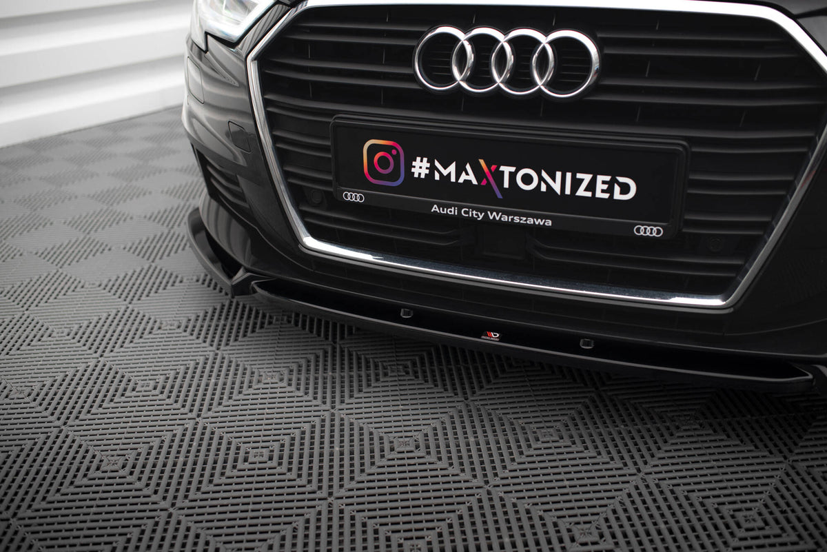 Front Splitter V.1 suitable for Audi A3 Sportback 8V Facelift