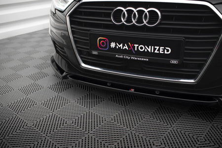 Front Splitter V.1 suitable for Audi A3 Sportback 8V Facelift