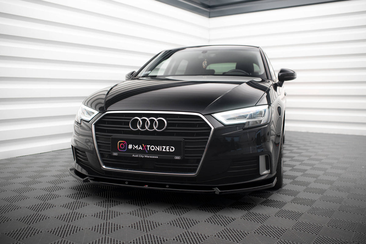 Front Splitter V.1 suitable for Audi A3 Sportback 8V Facelift