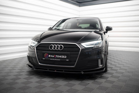 Front Splitter V.1 suitable for Audi A3 Sportback 8V Facelift