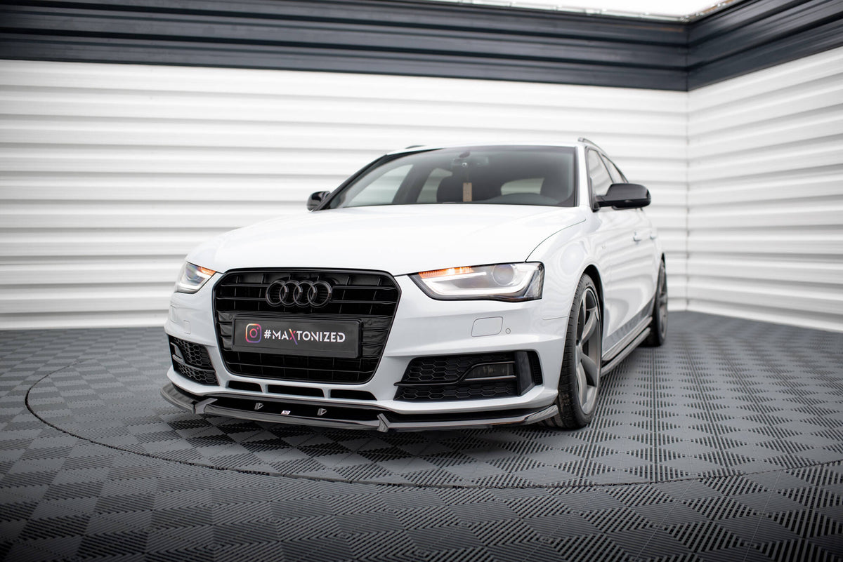 Front Splitter V.1 suitable for Audi A4 Competition B8 Facelift