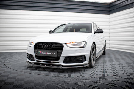 Front Splitter V.1 suitable for Audi A4 Competition B8 Facelift