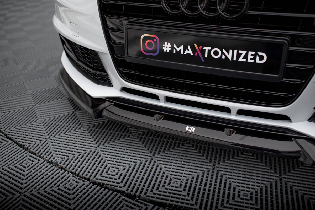 Front Splitter V.1 suitable for Audi A4 Competition B8 Facelift