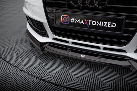 Front Splitter V.1 suitable for Audi A4 Competition B8 Facelift