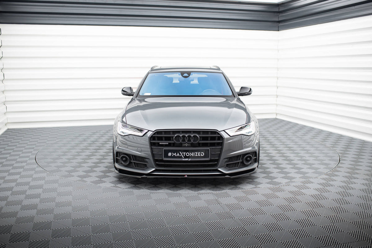 Front Splitter V.1 suitable for Audi A6 / A6 C7 S-line/ S6 C7 Facelift