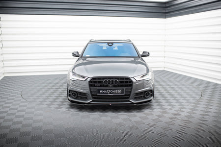 Front Splitter V.1 suitable for Audi A6 / A6 C7 S-line/ S6 C7 Facelift