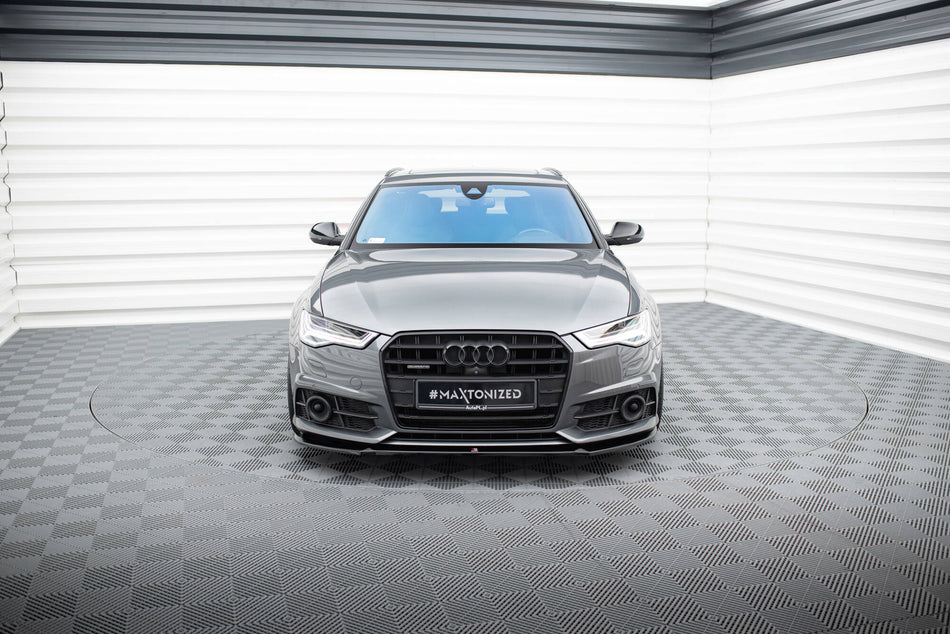 Front Splitter V.1 suitable for Audi A6 / A6 C7 S-line/ S6 C7 Facelift