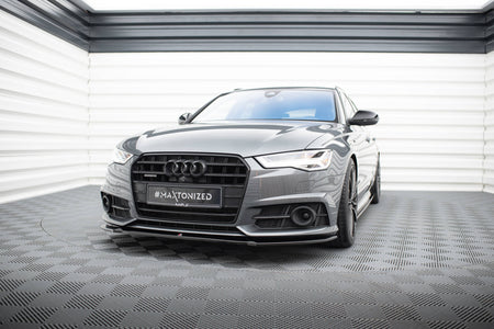 Front Splitter V.1 suitable for Audi A6 / A6 C7 S-line/ S6 C7 Facelift