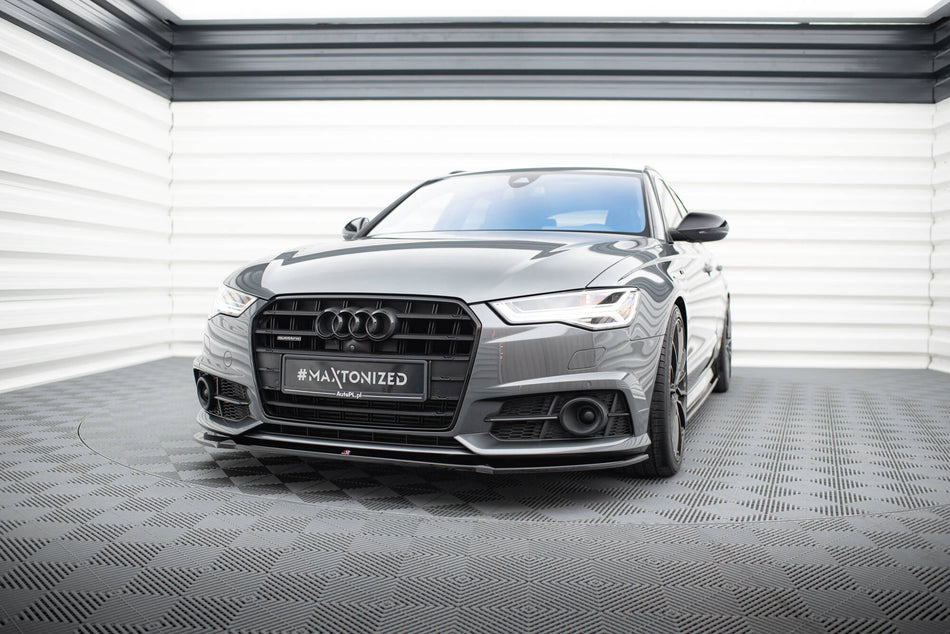Front Splitter V.1 suitable for Audi A6 / A6 C7 S-line/ S6 C7 Facelift
