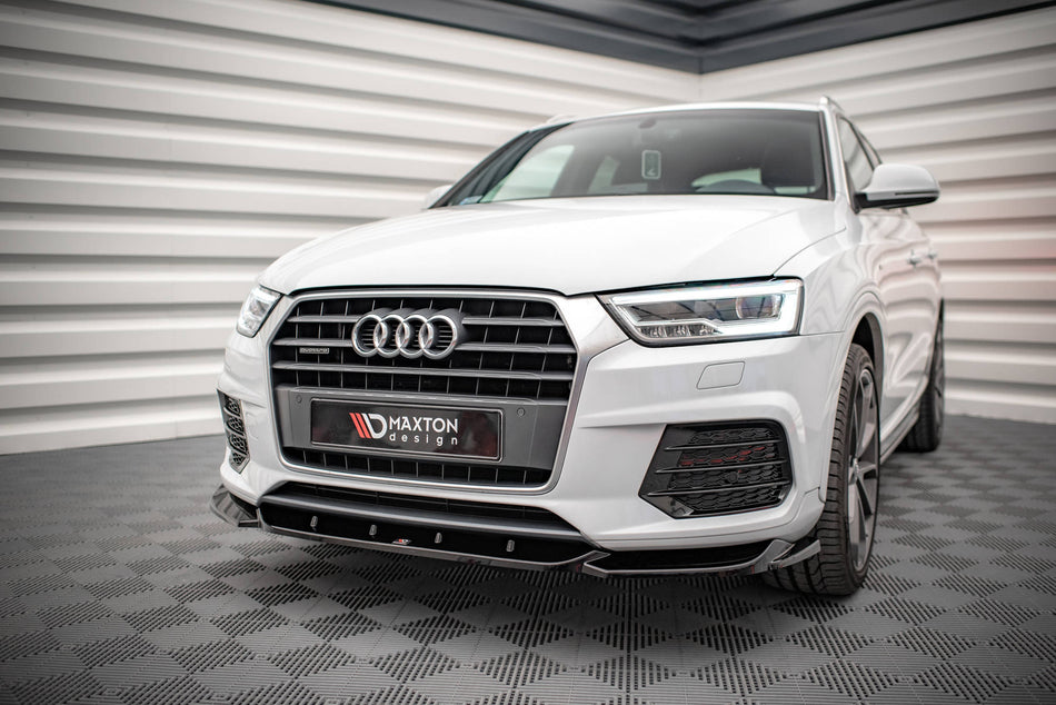 Front Splitter V.1 suitable for Audi Q3 Sport 8U Facelift
