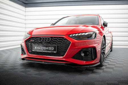 Front Splitter V.1 suitable for Audi RS4 B9 Facelift