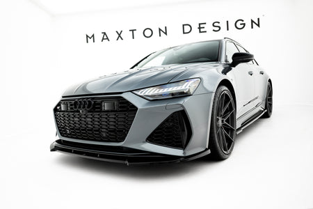 Front Splitter V.1 suitable for Audi RS6 C8 / C8 Facelift