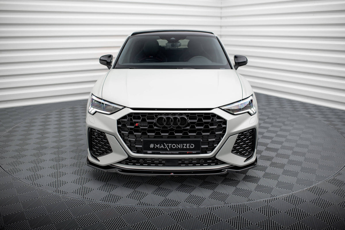 Front Splitter V.1 suitable for Audi RSQ3 Sportback / SUV F3