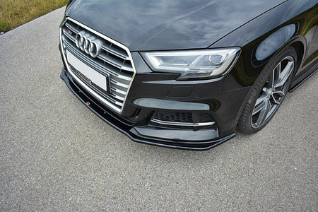 Front Splitter V.1 suitable for Audi S3 / A3 S-Line Hatchback / Sportback 8V Facelift