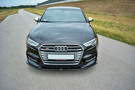 Front Splitter V.1 suitable for Audi S3 / A3 S-Line Hatchback / Sportback 8V Facelift