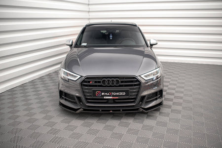 Front Splitter V.1 suitable for Audi S3 / A3 S-Line Sportback 8V Facelift