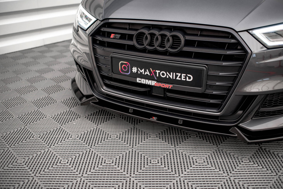 Front Splitter V.1 suitable for Audi S3 / A3 S-Line Sportback 8V Facelift