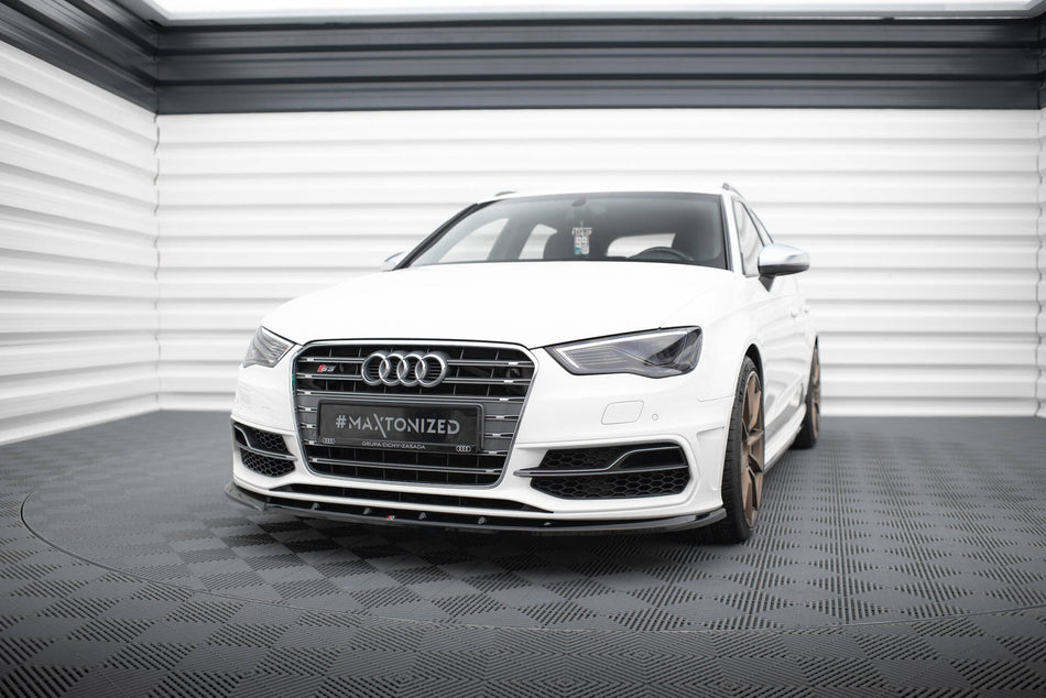 Front Splitter V.1 suitable for Audi S3 / A3 S-Line Sportback / Hatchback 8V