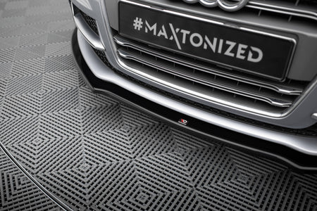 Front Splitter V.1 suitable for Audi TT S / TT S-Line 8J Facelift