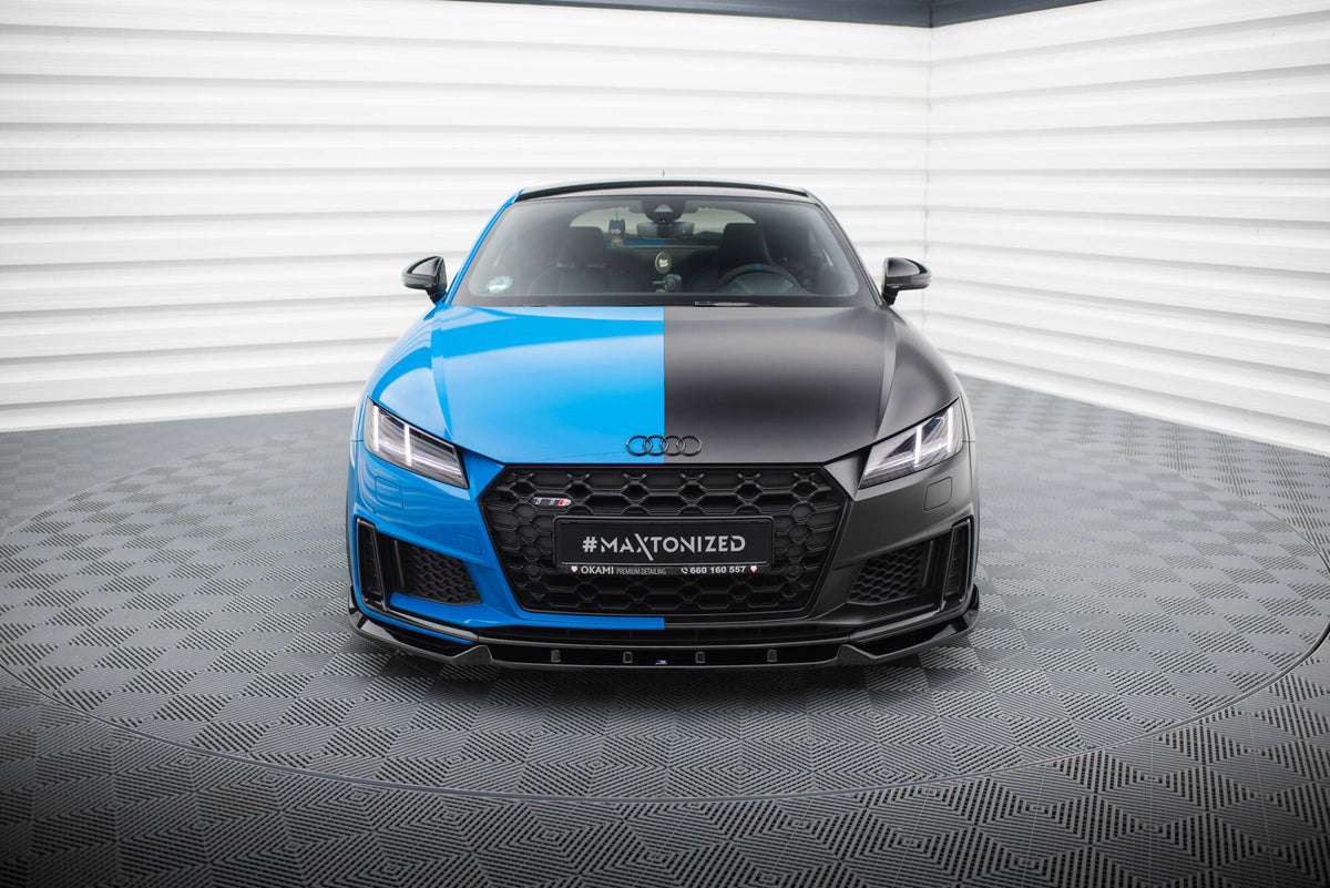 Front Splitter V.1 suitable for Audi TT S / TT S-Line 8S Facelift