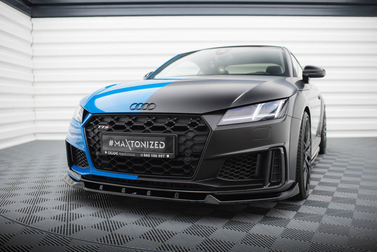 Front Splitter V.1 suitable for Audi TT S / TT S-Line 8S Facelift