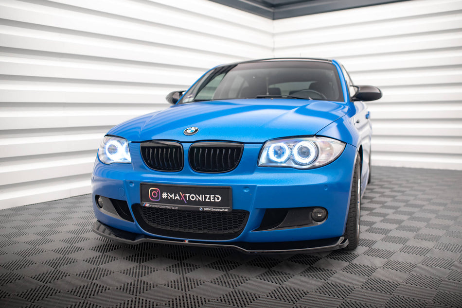 Front Splitter V.1 suitable for BMW 1 M-Pack E87 / E81 Facelift