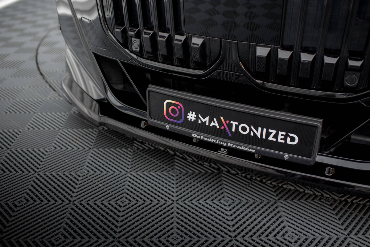 Front Splitter V.1 suitable for BMW 7 M-Pack / M760e / i7 M-Pack G70