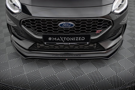 Front Splitter V.1 suitable for Ford Fiesta ST / ST-line Mk8 Facelift