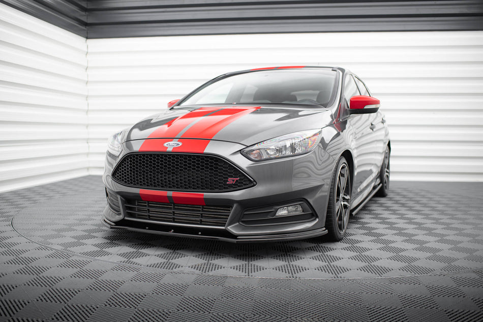 Front Splitter V.1 suitable for Ford Focus ST Mk3 FL