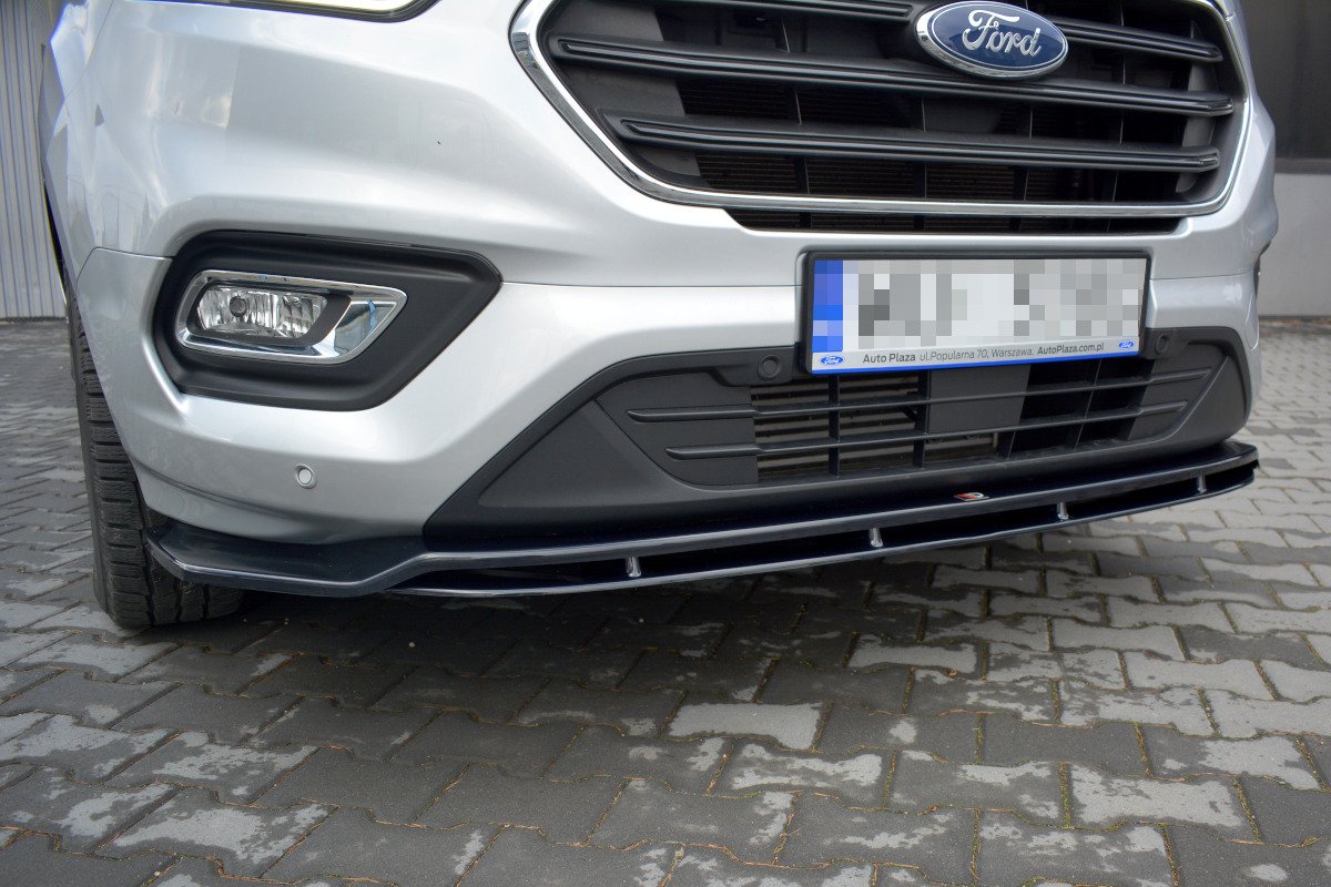 Front Splitter V.1 suitable for Ford Transit Custom Mk1 Facelift / Tourneo Custom Mk1 Facelift