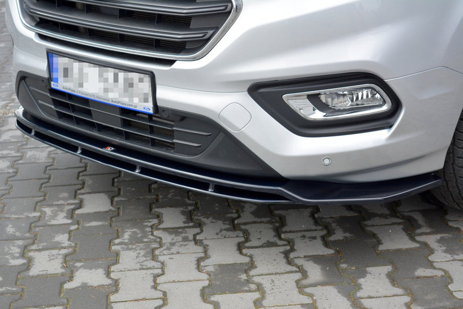 Front Splitter V.1 suitable for Ford Transit Custom Mk1 Facelift / Tourneo Custom Mk1 Facelift