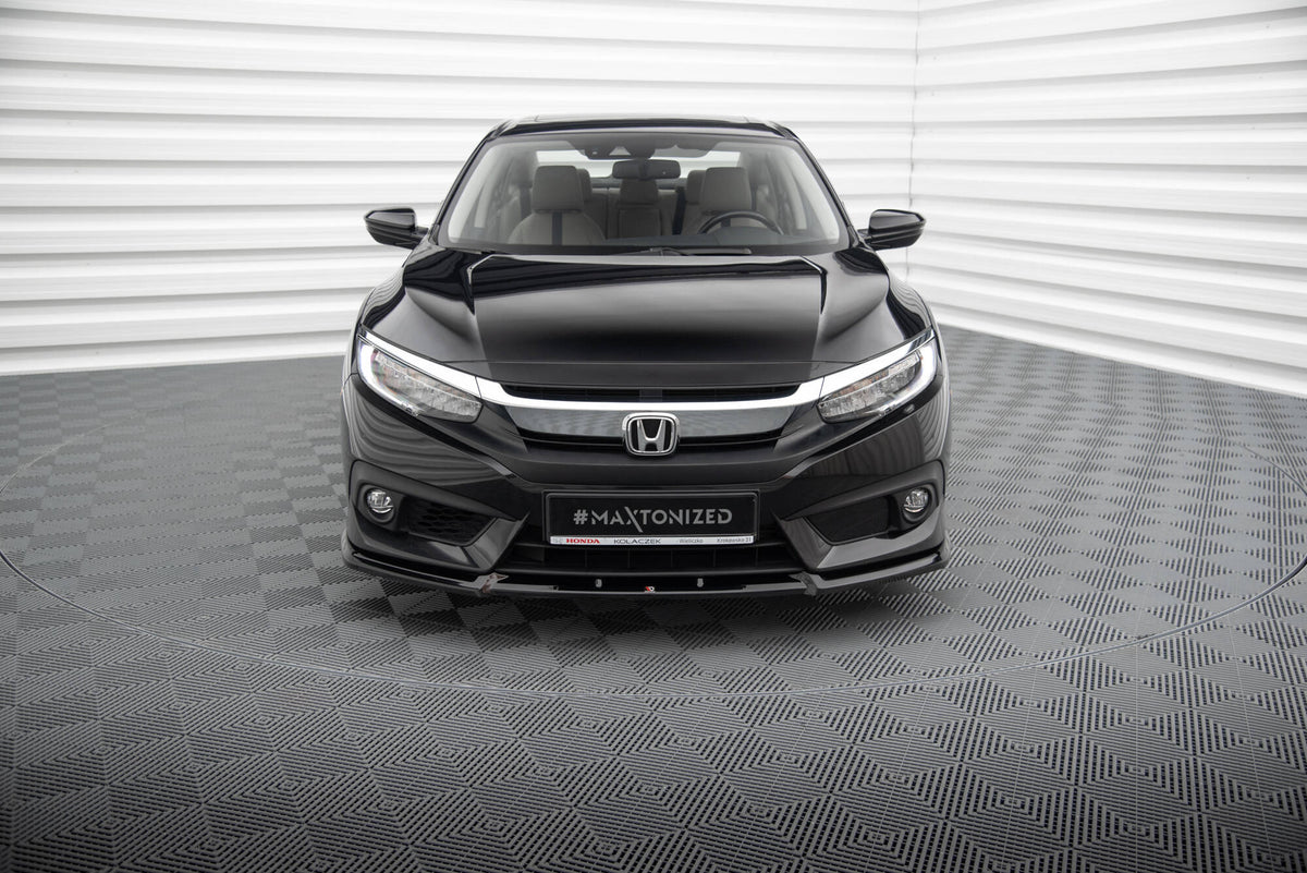 Front Splitter V.1 suitable for Honda Civic Sedan Mk10