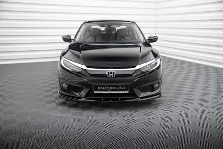 Front Splitter V.1 suitable for Honda Civic Sedan Mk10