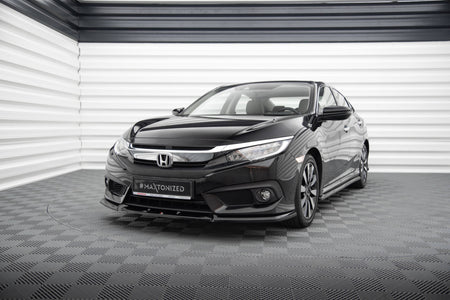 Front Splitter V.1 suitable for Honda Civic Sedan Mk10