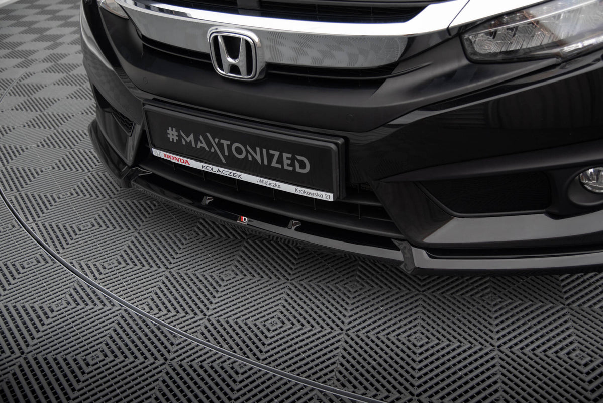 Front Splitter V.1 suitable for Honda Civic Sedan Mk10