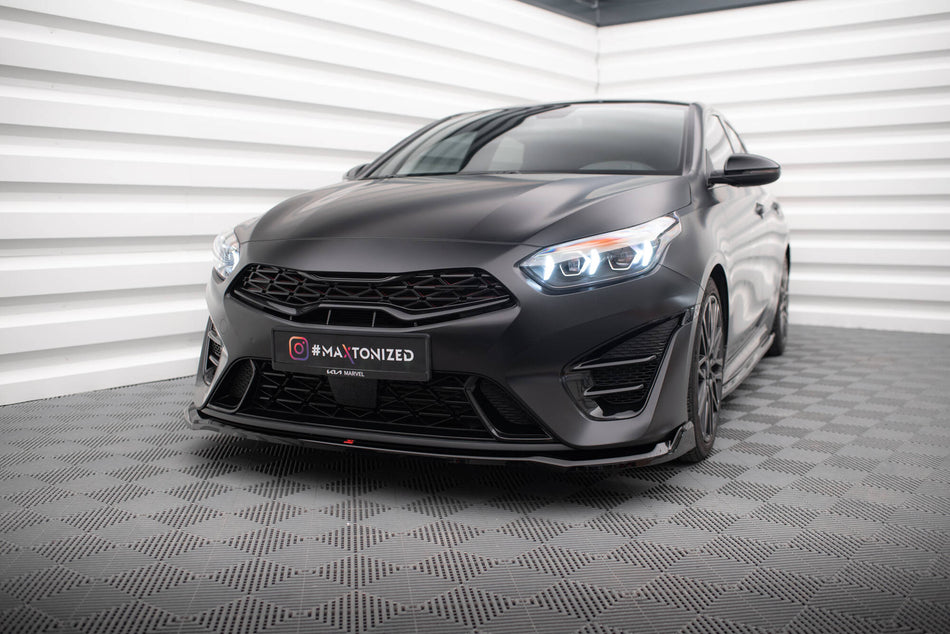 Front Splitter V.1 suitable for Kia Proceed GT Mk3 Facelift / Ceed GT / GT - Line Mk1 Facelift