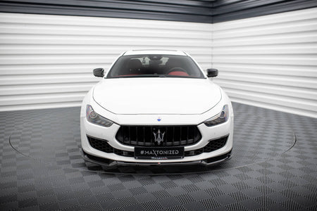 Front Splitter V.1 suitable for Maserati Ghibli Mk3 Facelift