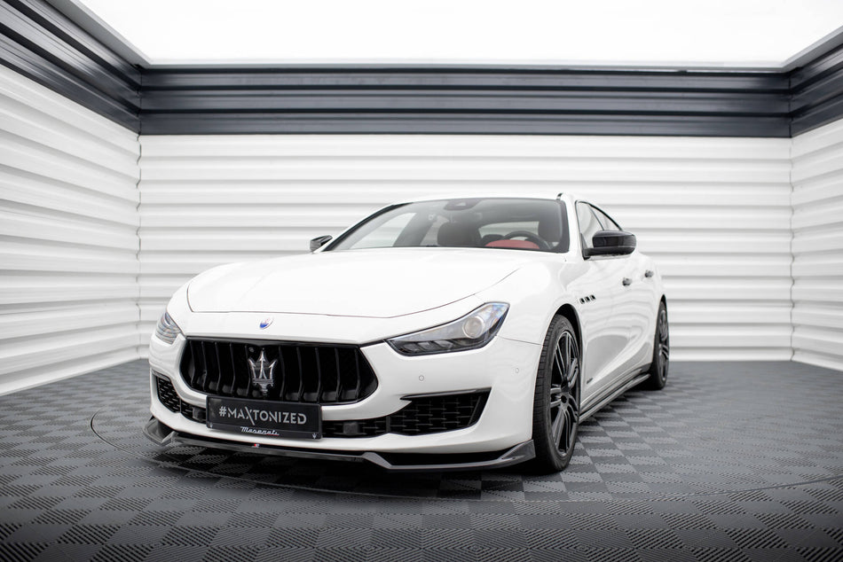Front Splitter V.1 suitable for Maserati Ghibli Mk3 Facelift