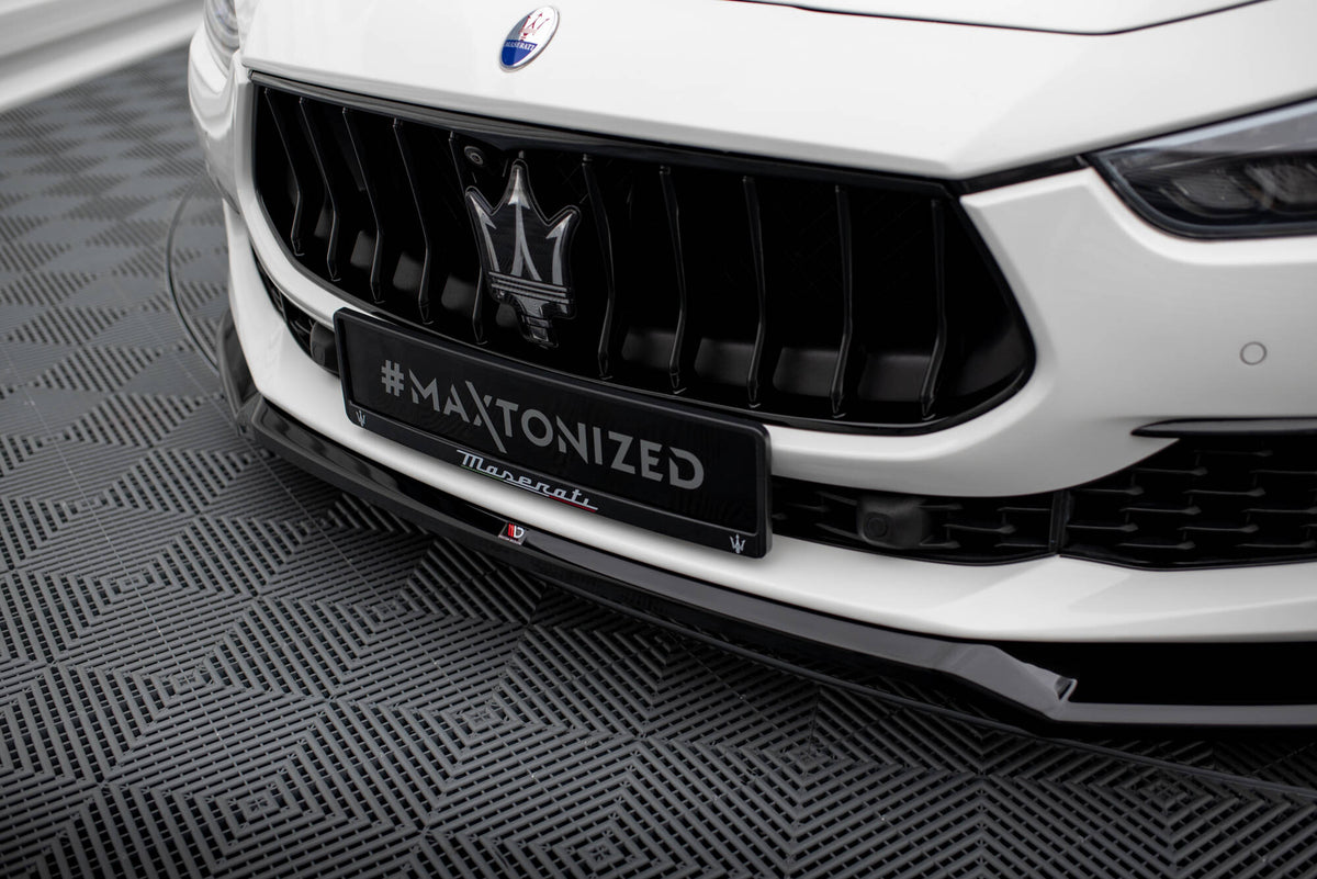 Front Splitter V.1 suitable for Maserati Ghibli Mk3 Facelift