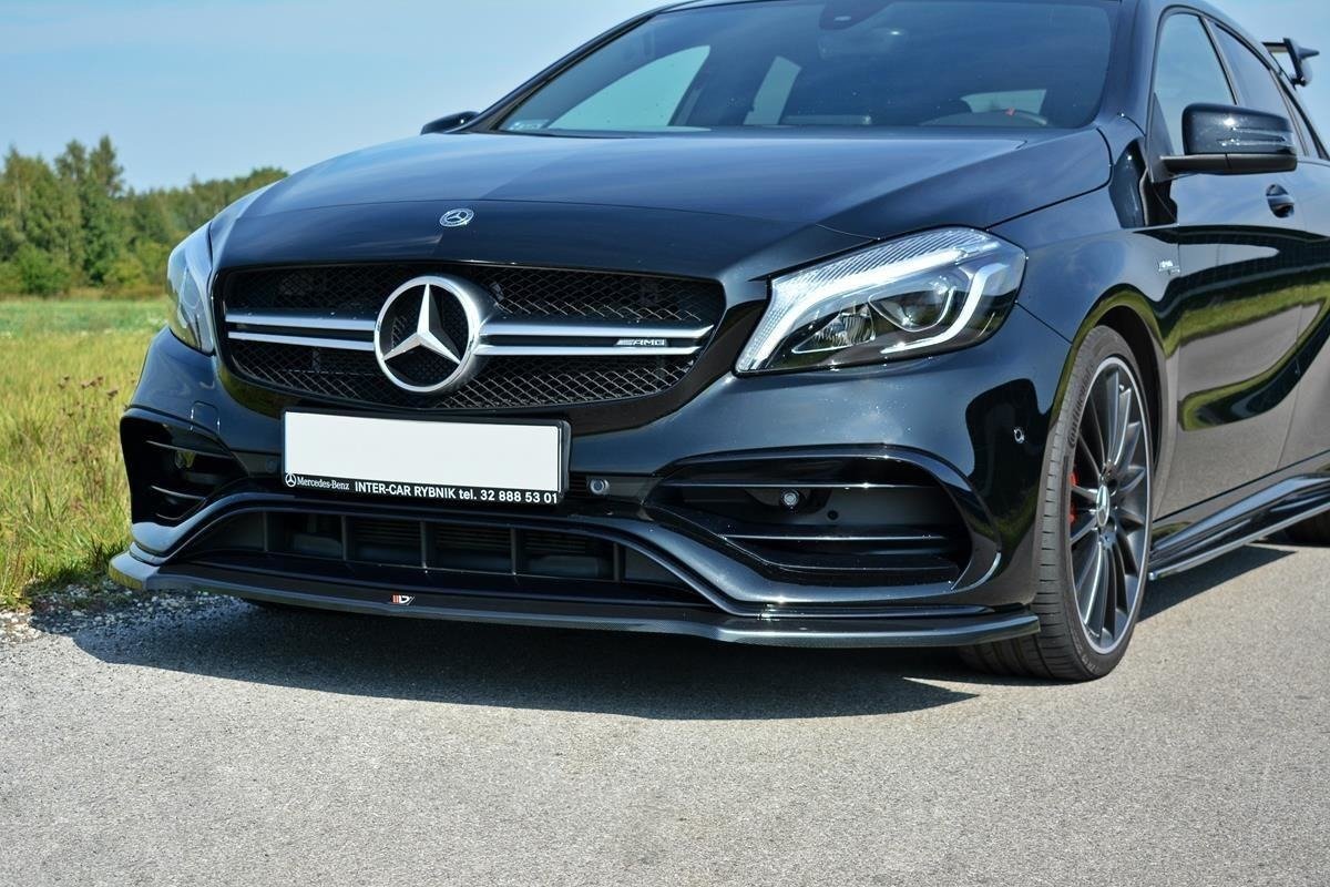 Front Splitter V.1 suitable for Mercedes A W176 AMG Facelift